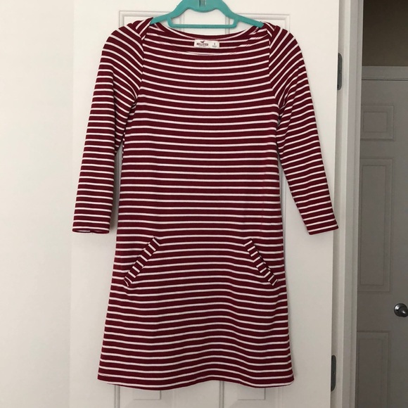 Red Stripped Dress - Picture 1 of 2